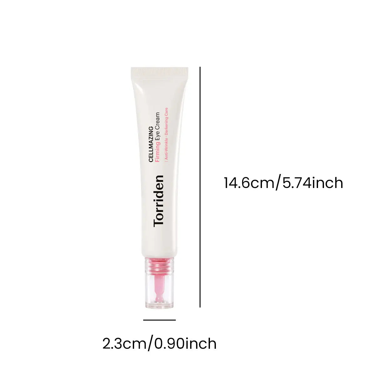 Low molecular collagen firming eye cream tube for lifting and depuffing
