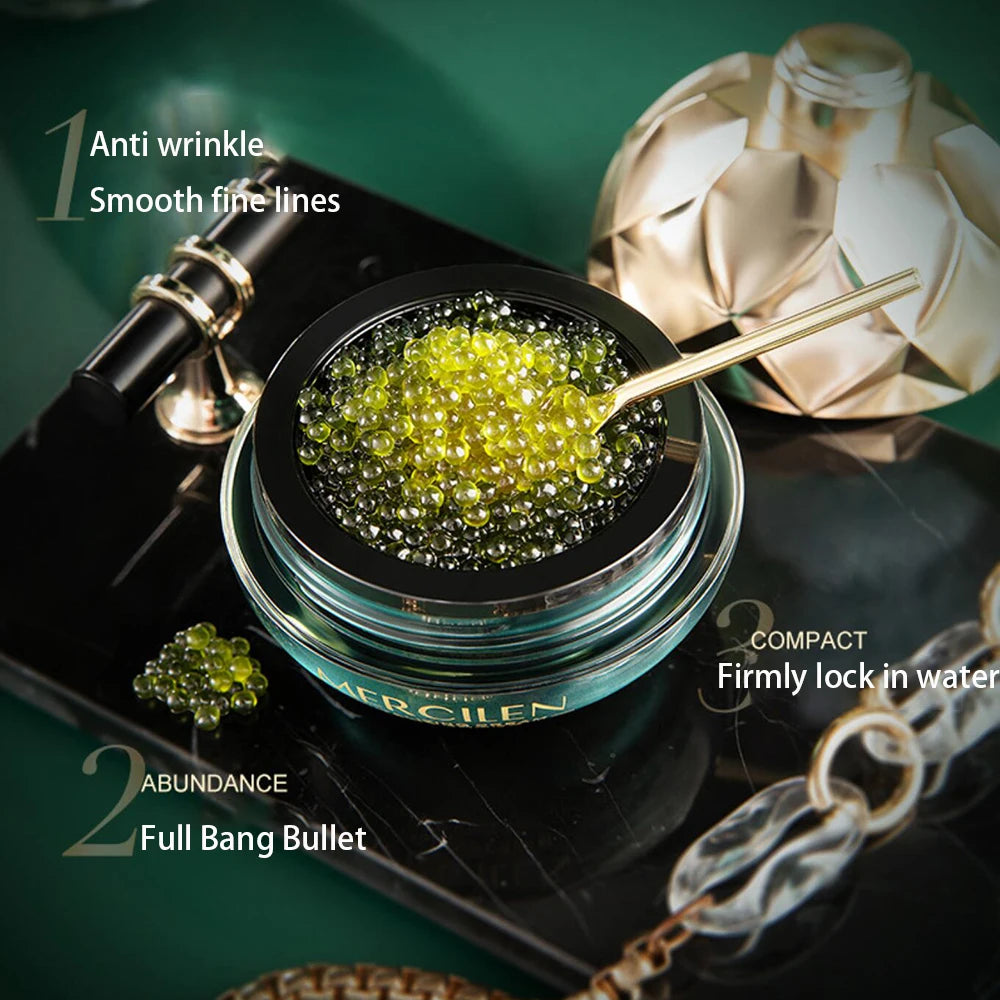 MERCILEN Sea Grape Collagen Firming Face Cream — Sea Grape & Collagen — Cream applied on hand skin test