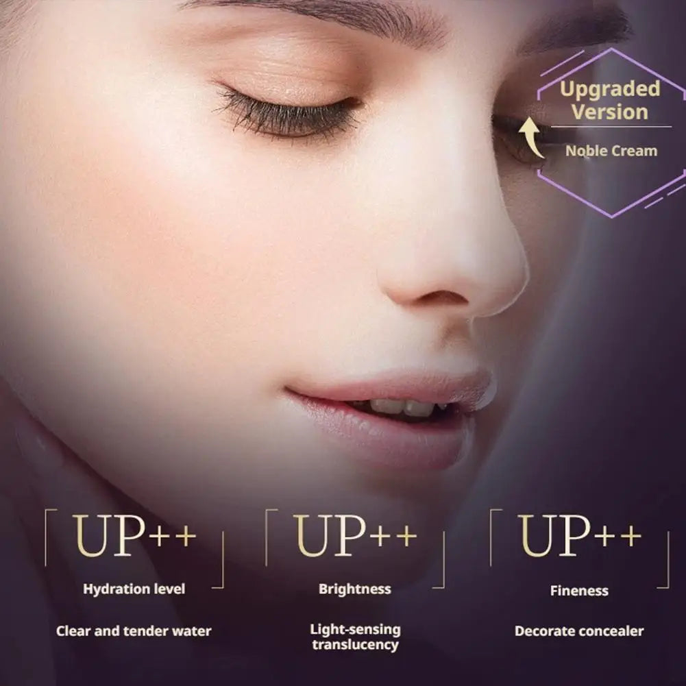 MERCILEN Active Collagen Firming Moisturizing Face Cream — collagen — cream texture on hand on white background