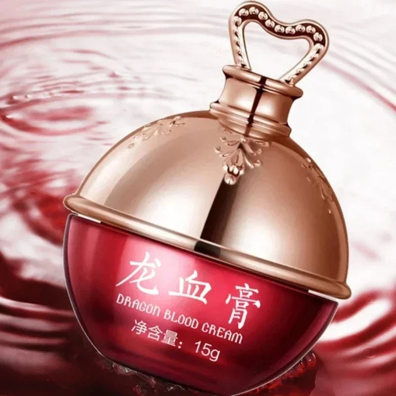 Jar of brightening lifting cream with dragon's blood extract