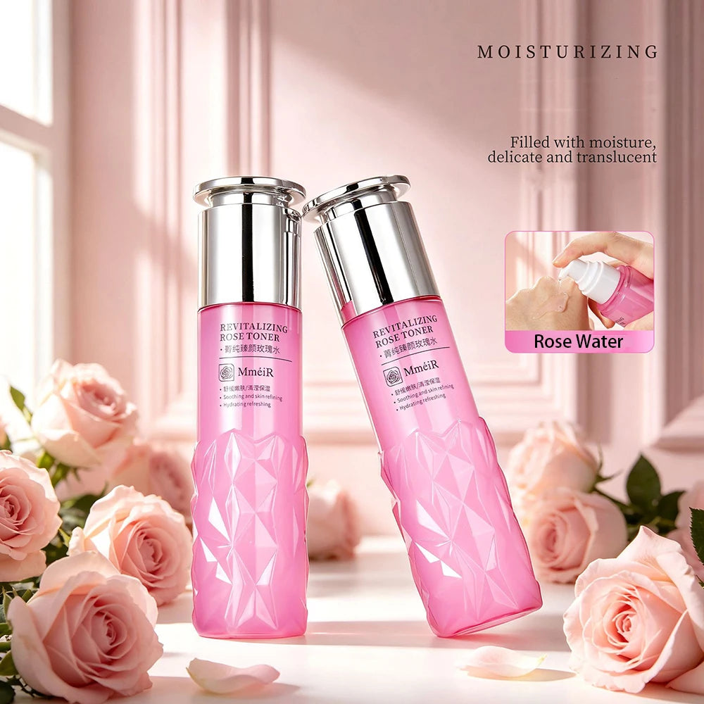 Skin Rejuvenation Rose Water Firming Facial Contours Essence Moisturizing penetration Face serum korean skincare products