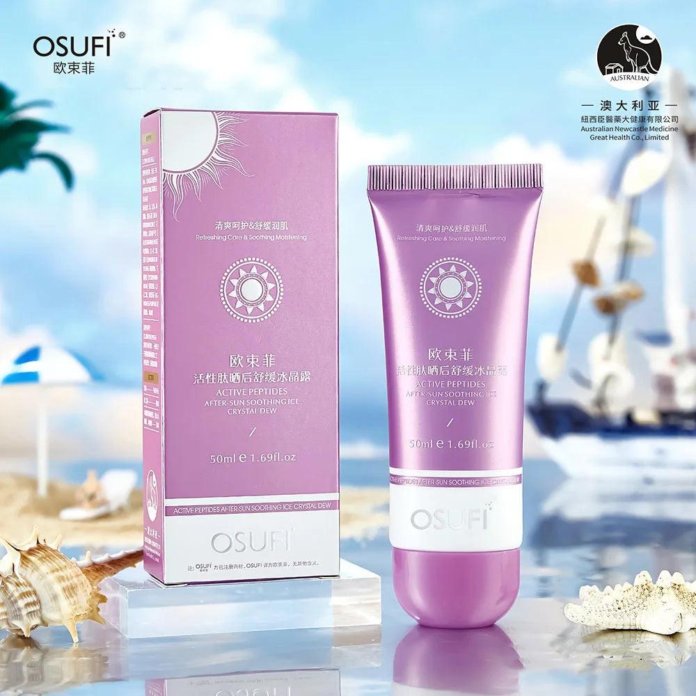 OSUFI Active Peptide Soothing Ice Crystal Dew After Sunburn Moisturizing Revitalizing Cream Face Cream Korea Skincare Products