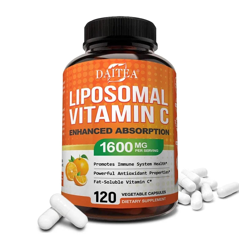DAITEA Liposomal Vitamin C 1600mg — liposomal vitamin C — before and after immune support