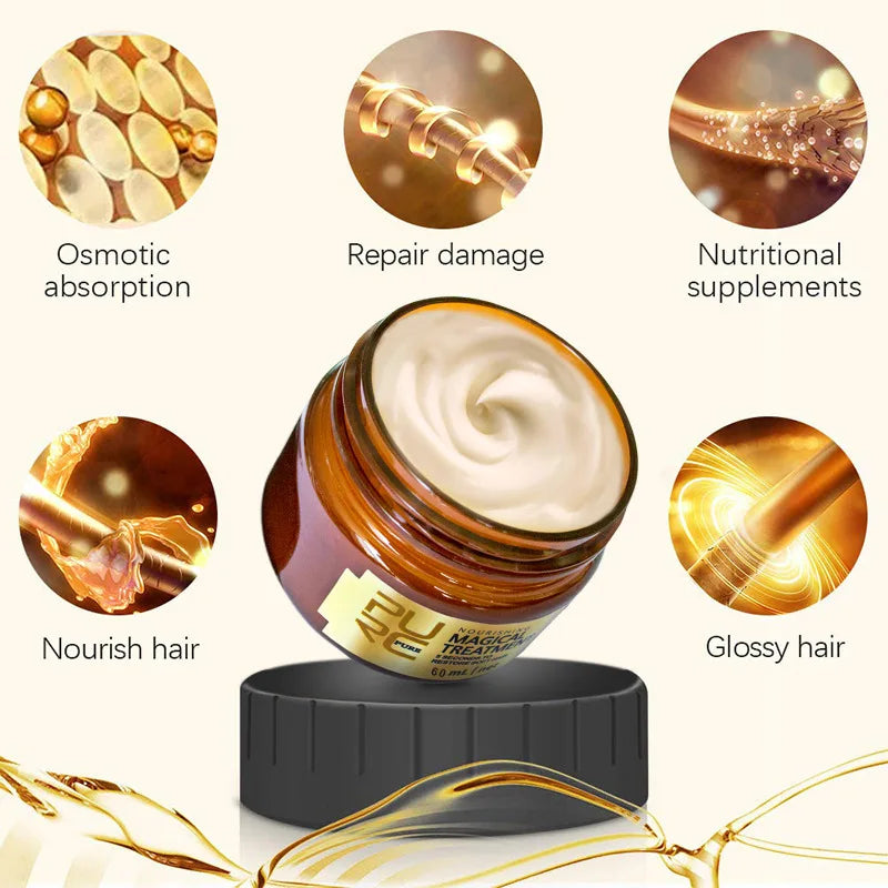 PURC No Steam Intensive Repair Hair Mask Spa Treatment