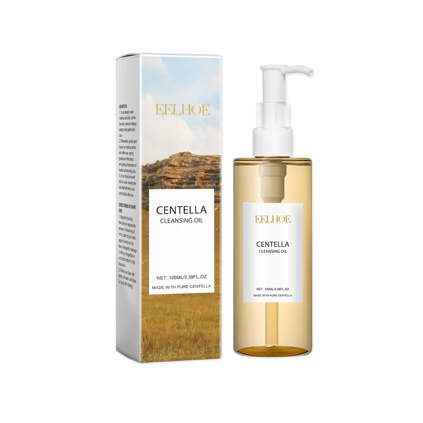 Jar of centella hyaluronic acid toner pads with cotton rounds
