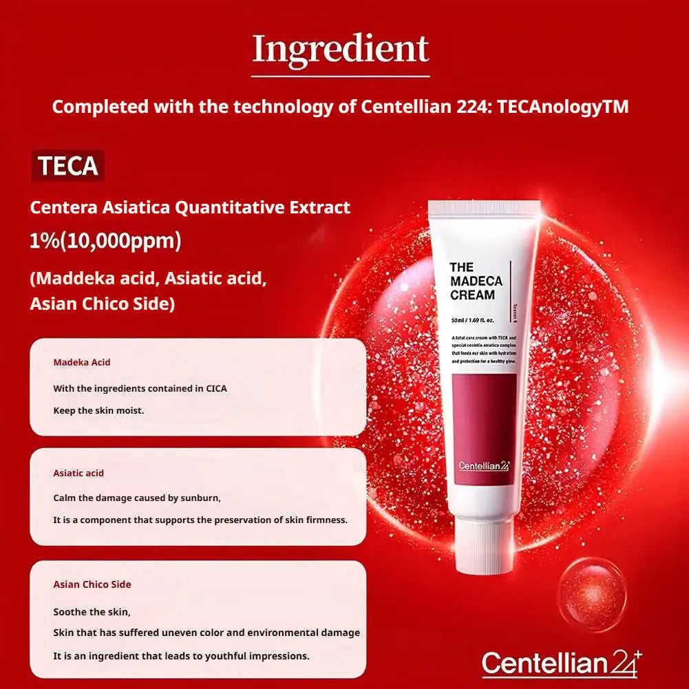 Centellian 24 The Madeca Cream Active Whitening Moisturizer — Madeca & Centella — Cream texture and consistency detail