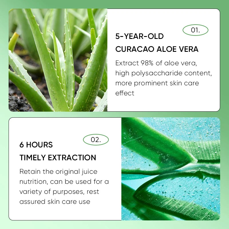 White and green tube of aloe vera eye cream