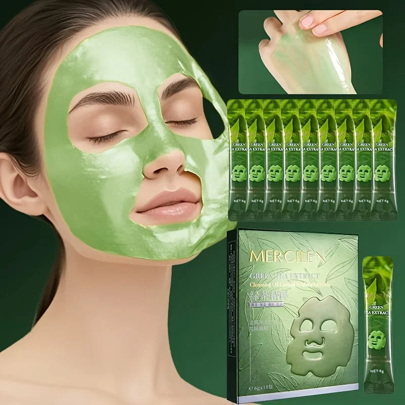 MERCILEN Vitamin C Brightening Peel Off Mask — Vitamin C — Ingredient list and benefits infographic