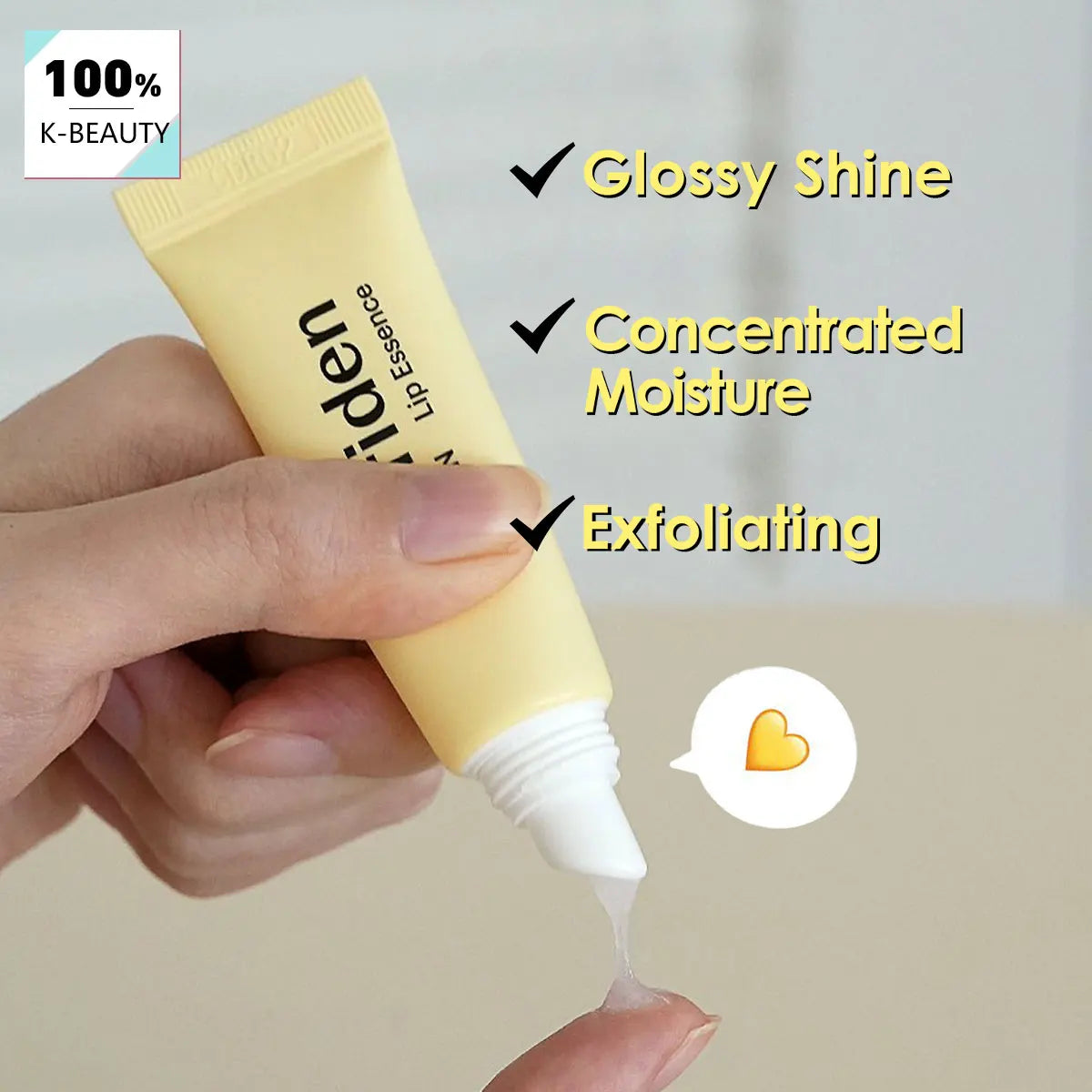 Ceramide lip essence stick in a slim tube for hydrating and smoothing lips