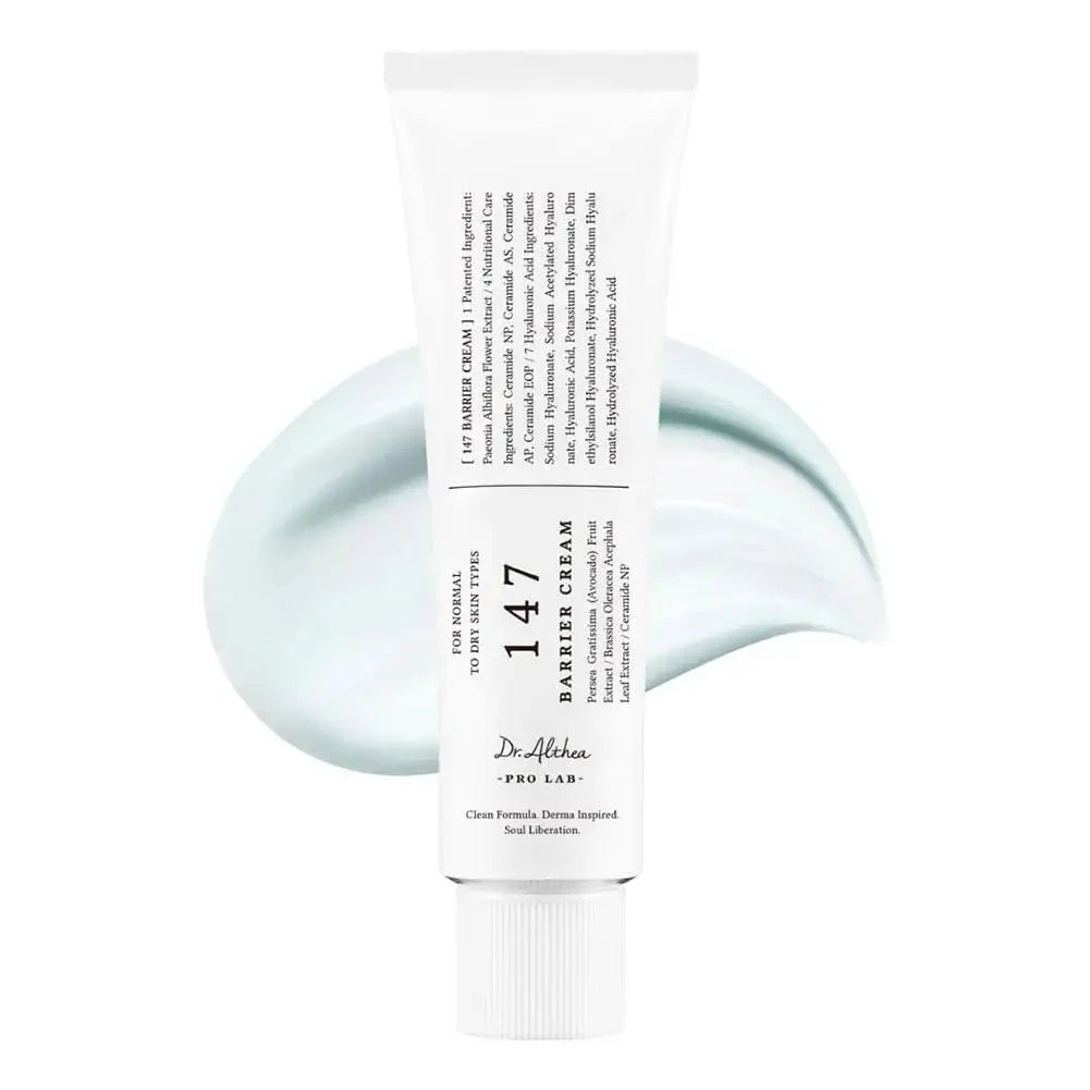 DR ALTHEA 345 Relief Cream Mist — 345 Relief Formula & Antioxidant — Product benefits and intensive moisturizing infographic