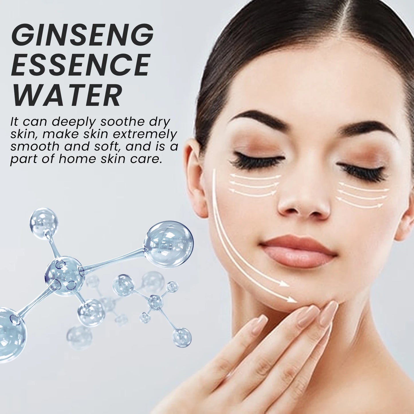 SkinSwaag Beauty — Ginseng Essence Toner — Skincare benefits infographic