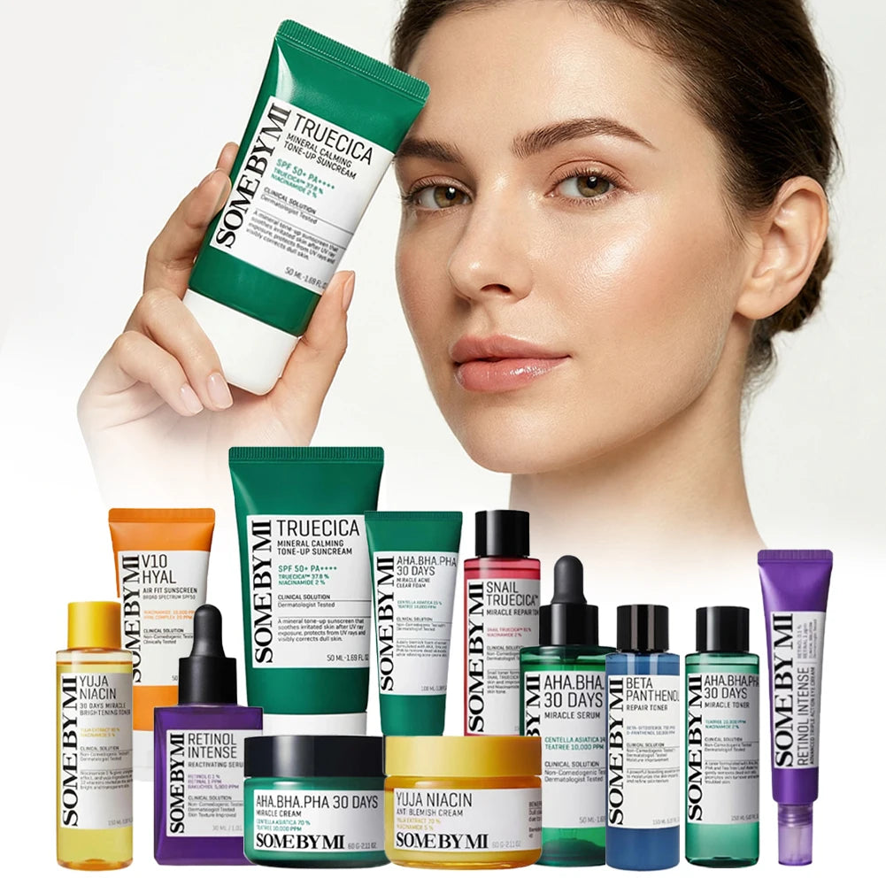 Exfoliating facial toner with AHA BHA PHA acids