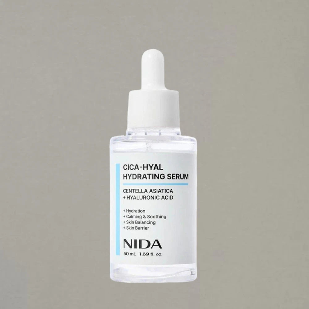 NIDA Skin Care Kit — retinol + probiotic + TXA — ingredient list on packaging on white background