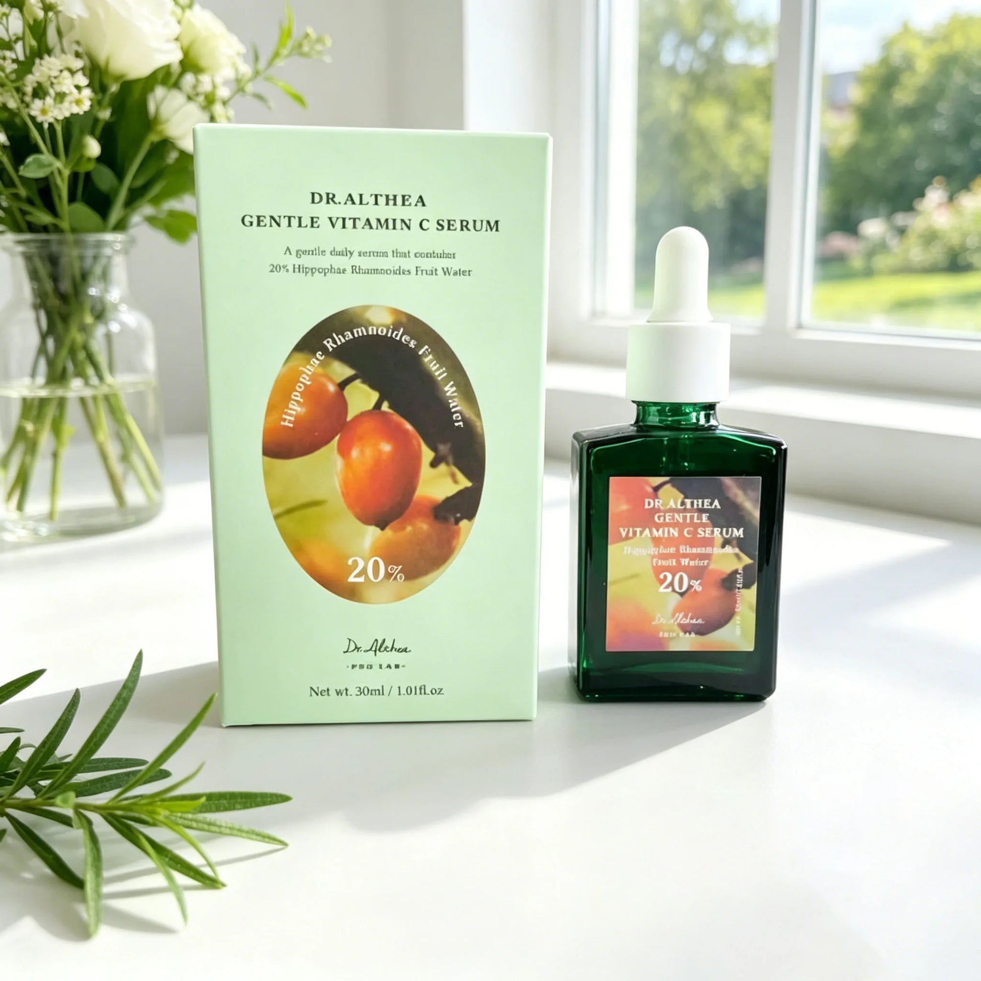 DR ALTHEA Gentle Cleansing Makeup Remover Oil — Oil-Based — Side angle view of tube and packaging