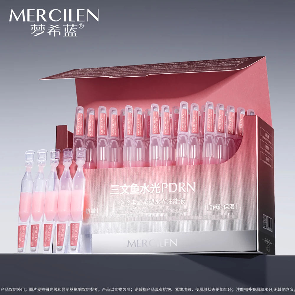 MERCILEN — Salmon PDRN Collagen Serum — Product packaging front detail with label