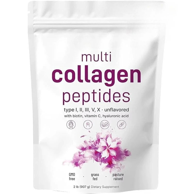 Multi Collagen Peptides Powder — 1 lb & 2 lb Options — product photograph 2