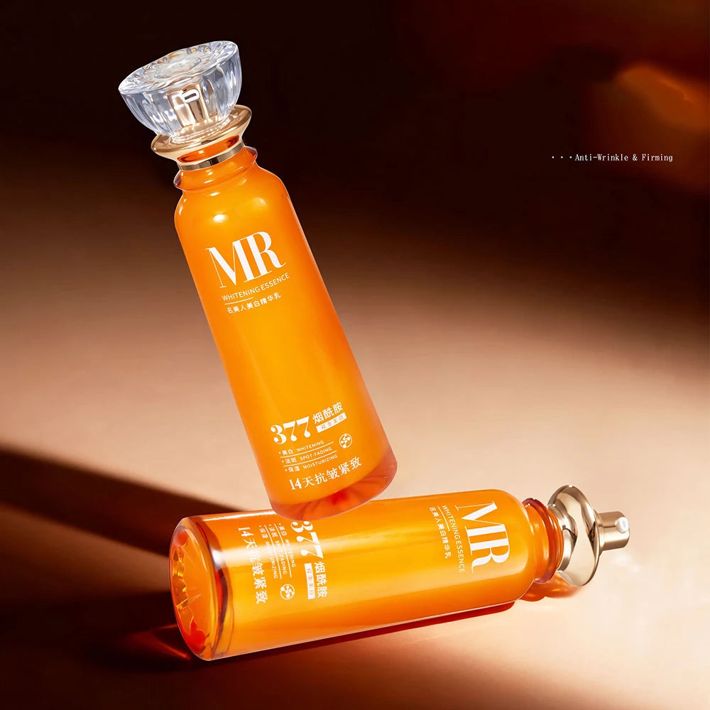 377 Nicotinamide Double Essence Firming Improve Dull Brighten Skin Facial Serum Moisturizing Face Care Essence Korean Skincare