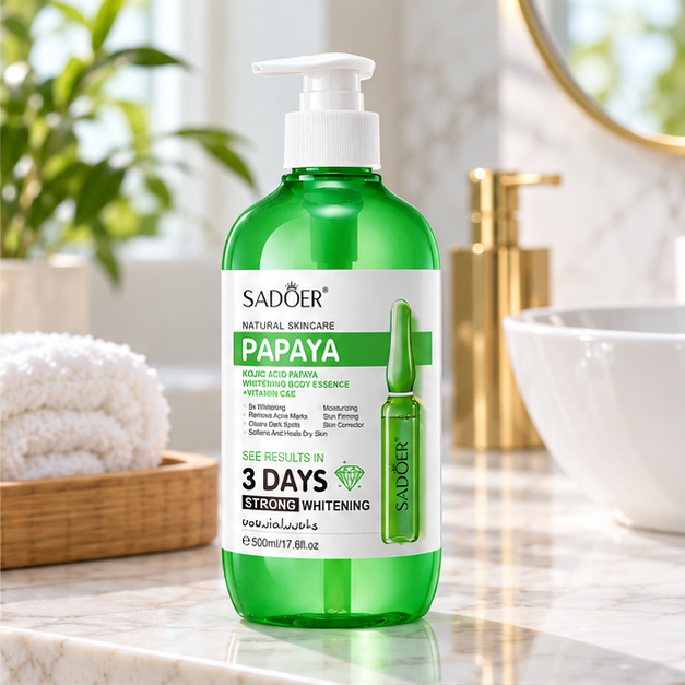 SADOER PAPAYA body serum 500ml — single bottle photograph