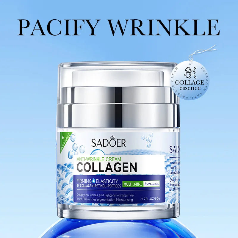 Vitamin C collagen firming hydrating day cream jar