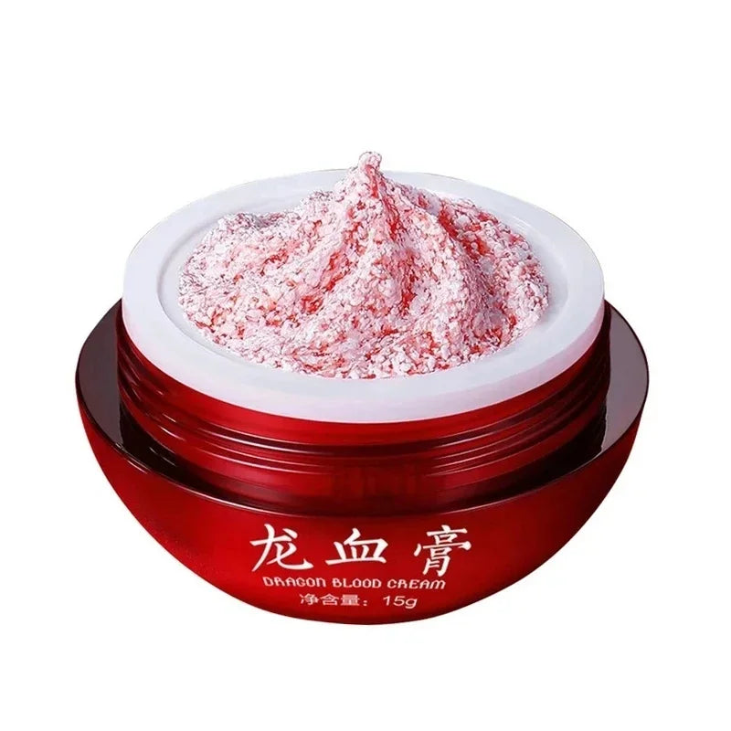 Jar of brightening lifting cream with dragon's blood extract