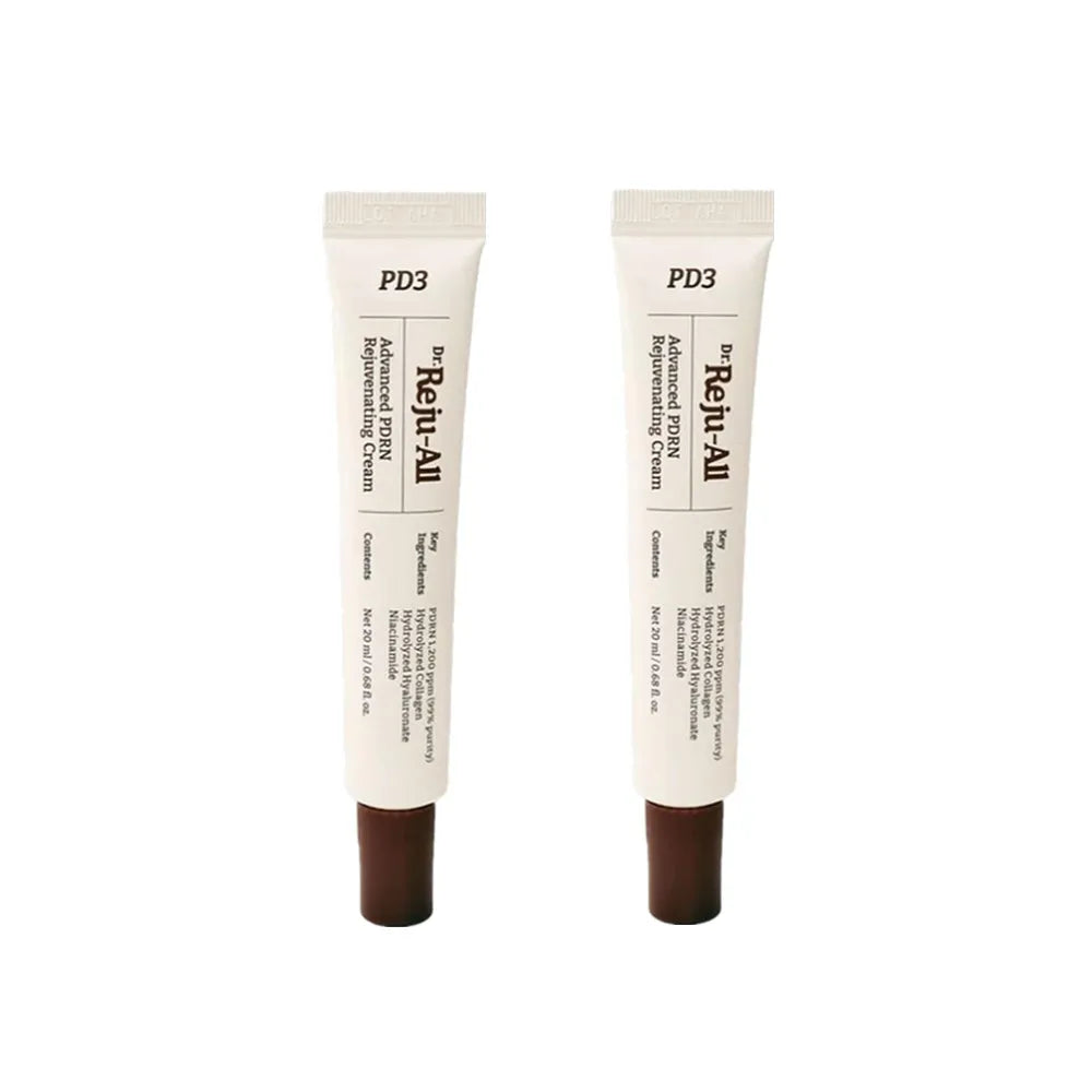 Advanced PDRN 1200ppm cream jar with niacinamide and collagen for skin repair and firming