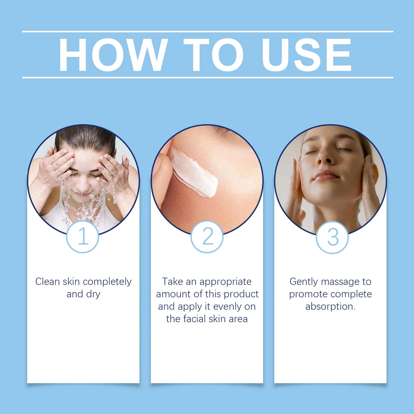 Facial barrier cream jar with niacinamide, hyaluronic acid, and retinol
