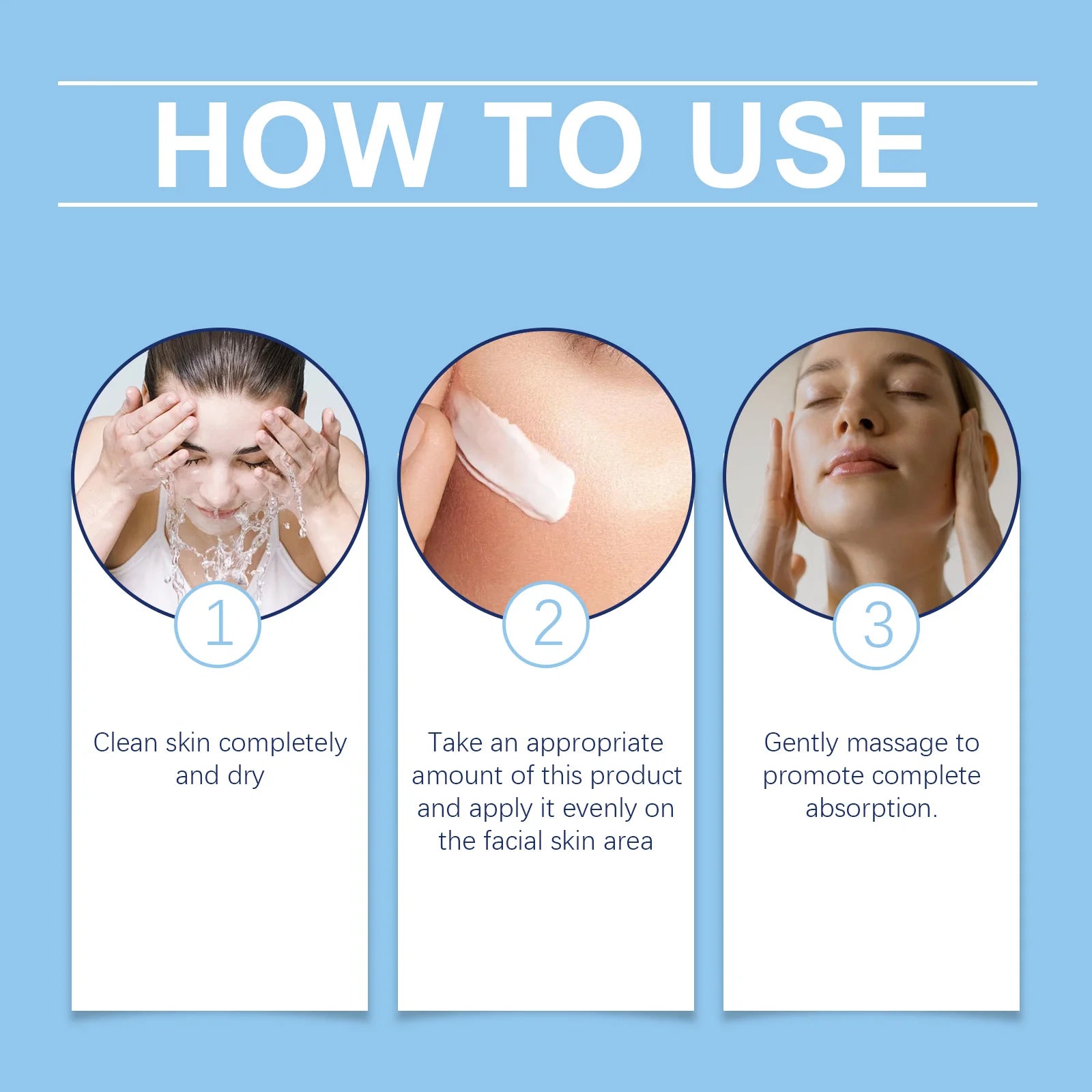 Facial barrier cream jar with niacinamide, hyaluronic acid, and retinol