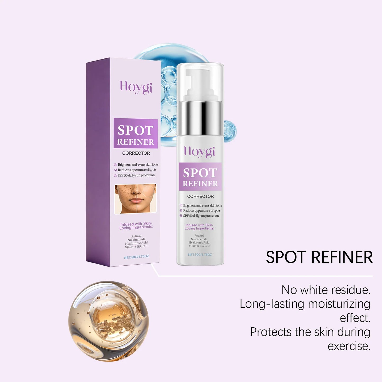 HOYGI — Black Spot Removal Cream — Product ingredient brightening complex visual