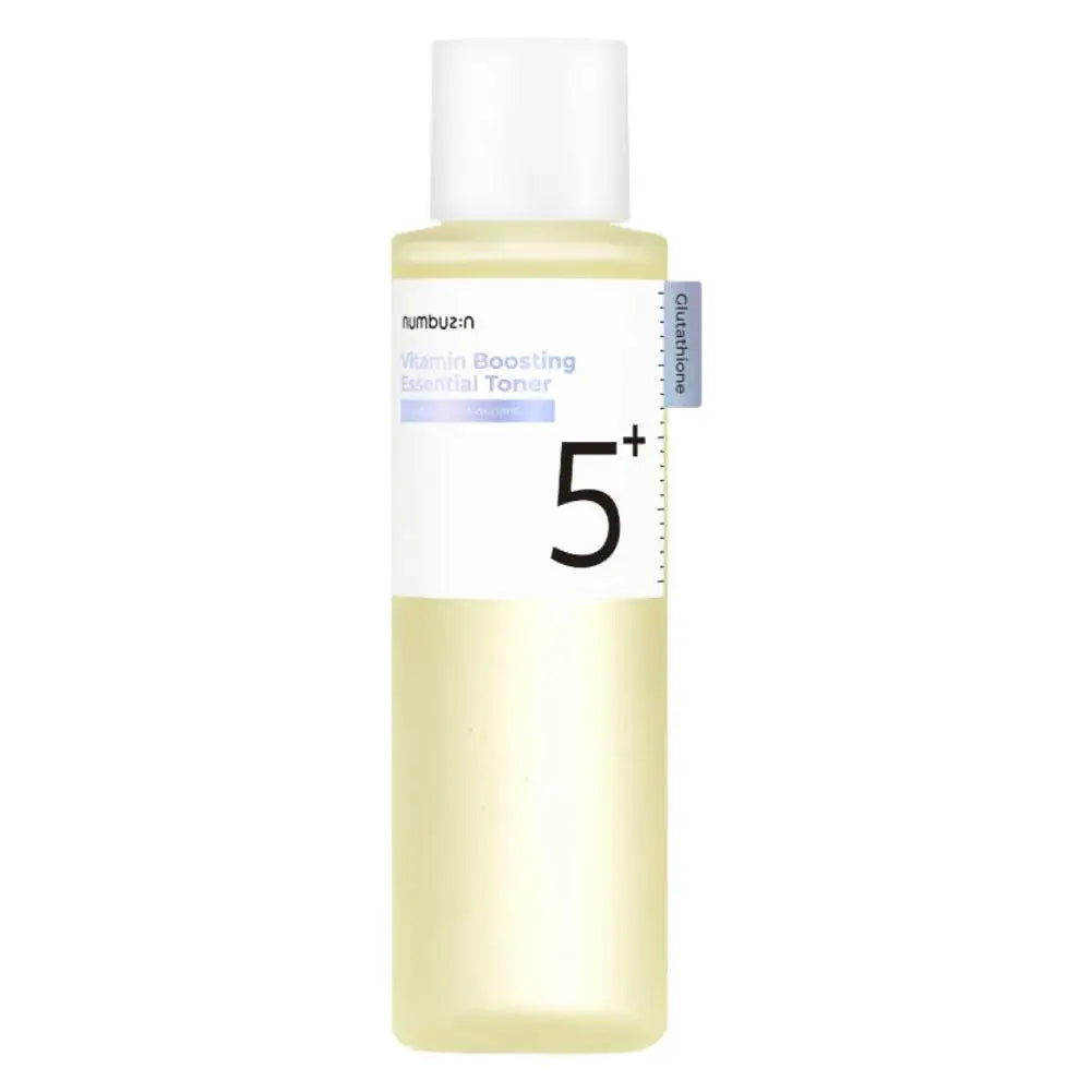NUMBUZIN No.3+ Super Glowing Niacinamide Serum Toner — Niacinamide — Complete product and packaging set view