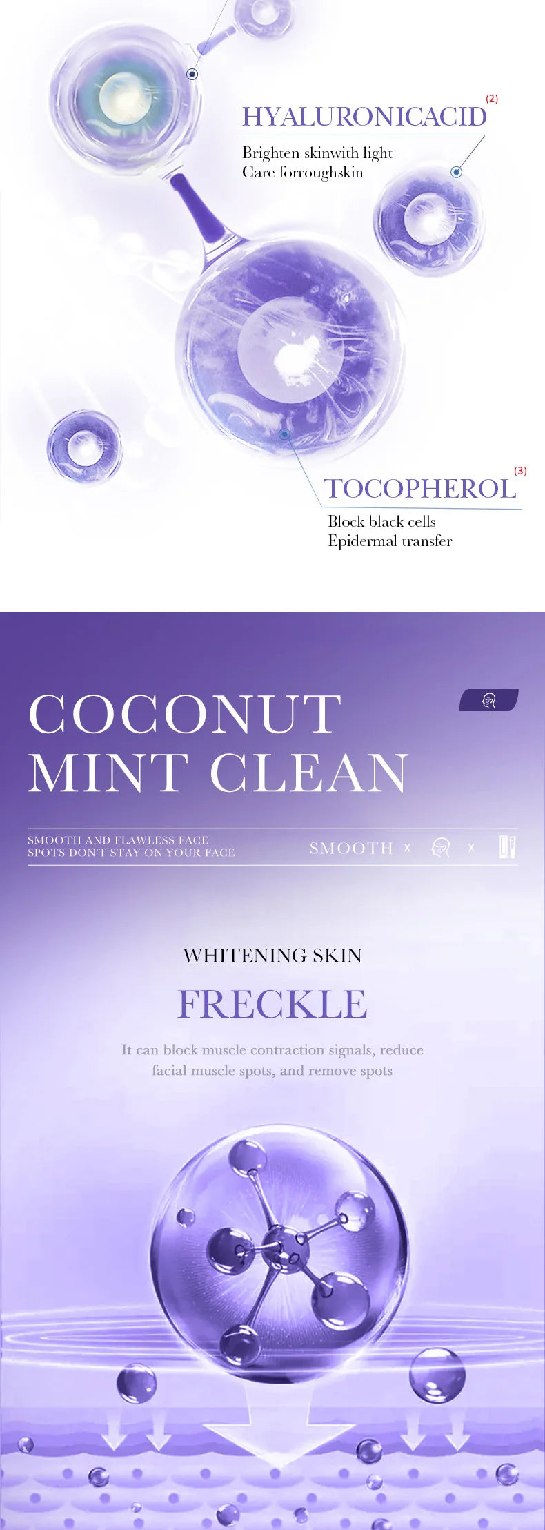Brightening face cream jar with niacinamide for dark spots and freckles