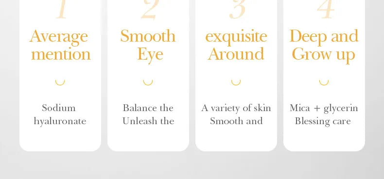SADOER 24K Golden Eye Cream Anti Dark Circles Wrinkles Moisturizing Hydrating Anti-aging Creams Eyes Skin Care