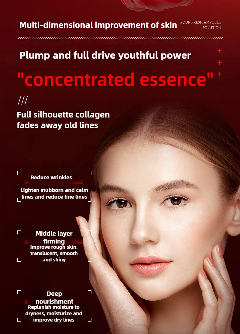 Anti-wrinkle facial essence bottle