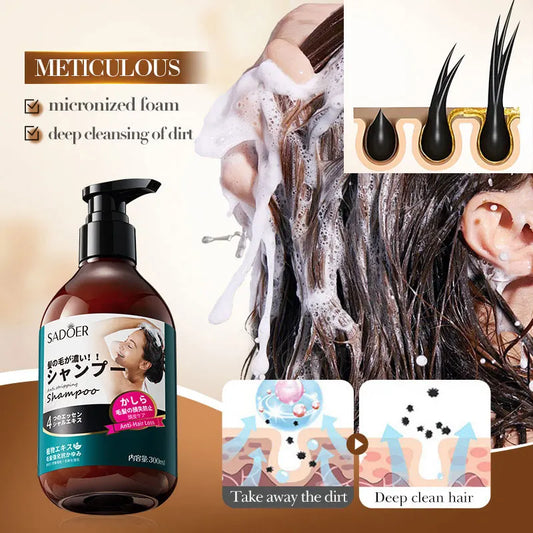 Anti-Hair Loss Shampoo Deep Cleanse Oil Control Nourishing