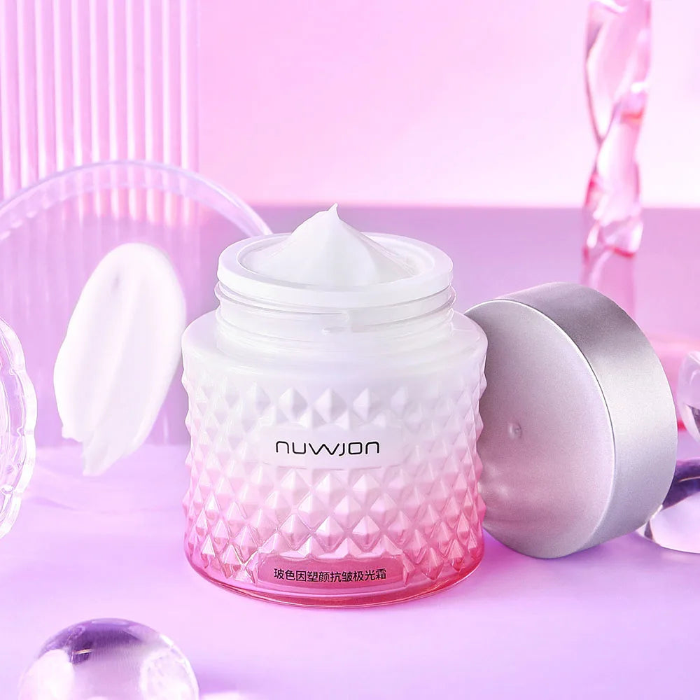 Protein Peptide Elastic Firming Collagen Cream Moisturizing Reduce Fine Lines Brightening Skin Beauty Face Cream Korea Skincare