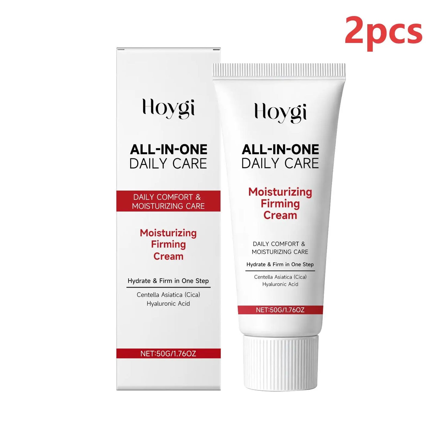 HOYGI — Centella HA Firming Cream — Daily moisturizing effect demonstration