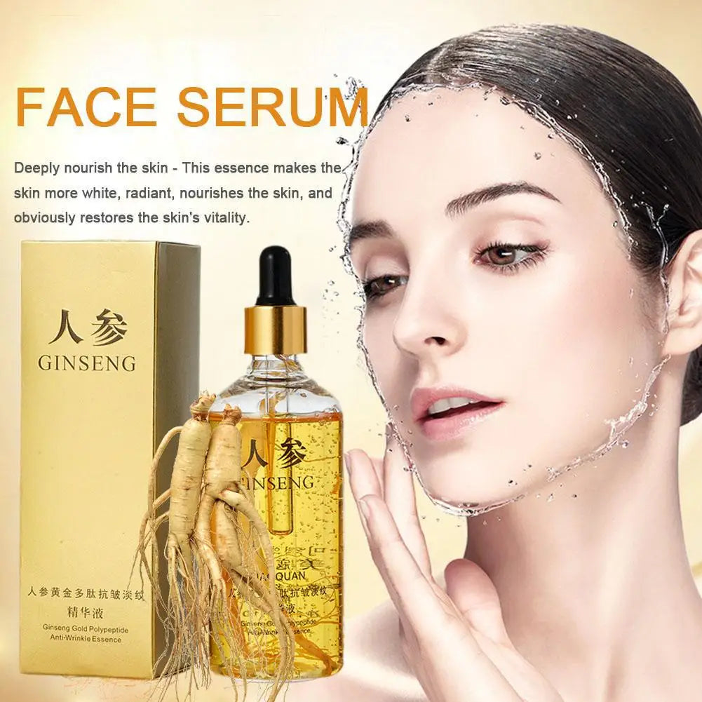 SkinSwaag Beauty — Gold Ginseng Glow Serum — Product packaging front detail with label