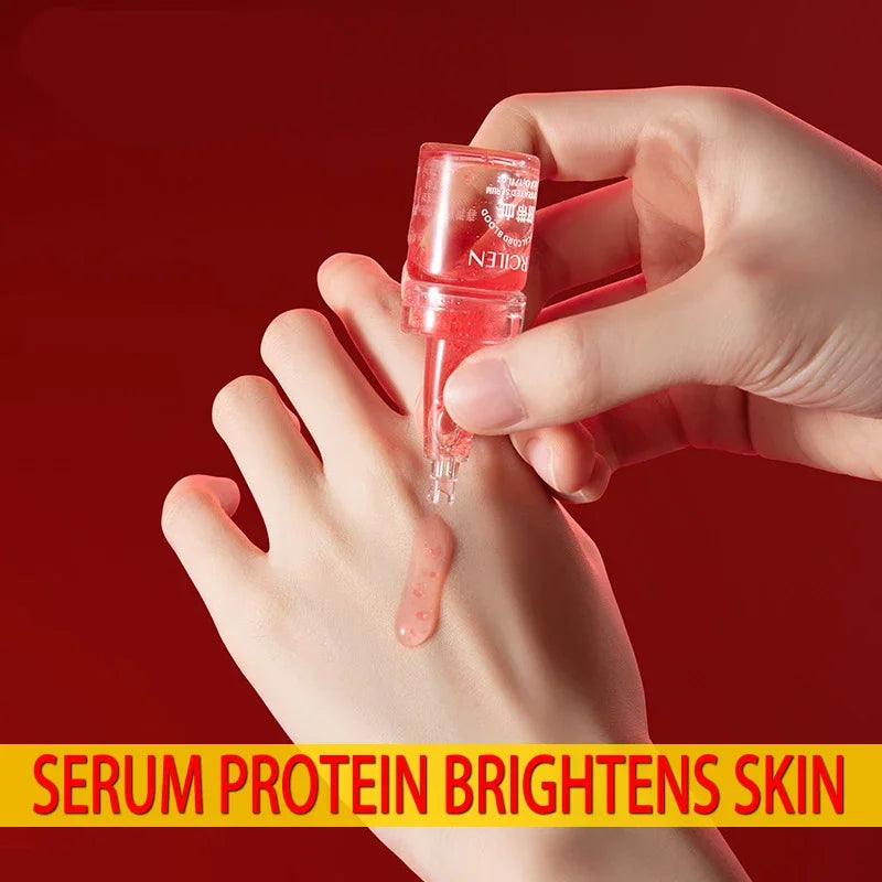 Anti-wrinkle essence serum bottle for skincare routine