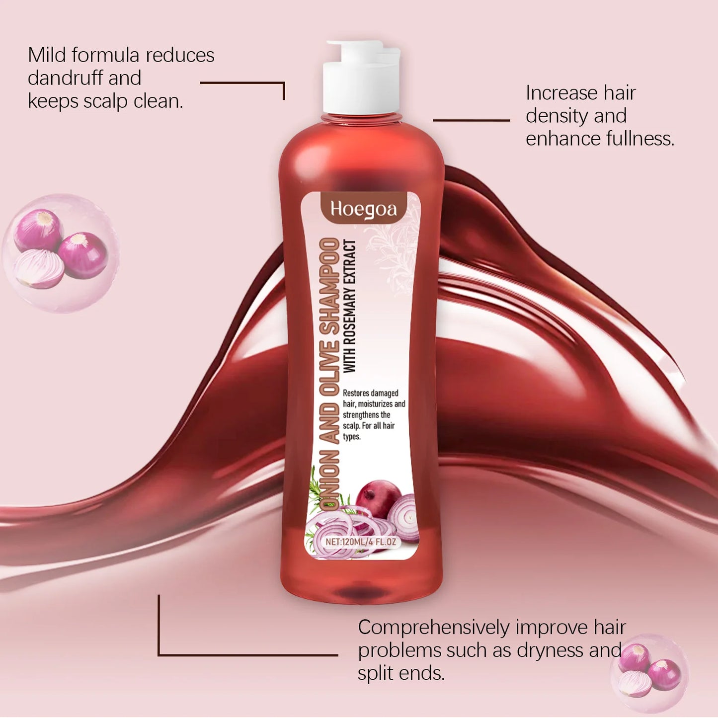 Onion Rosemary Shampoo & Conditioner Strengthening Hair Set