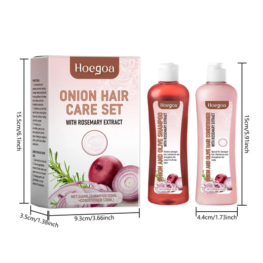 Onion Rosemary Shampoo & Conditioner Strengthening Hair Set
