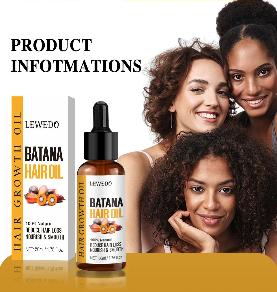 Bottle of pure batana oil for hair growth and shine