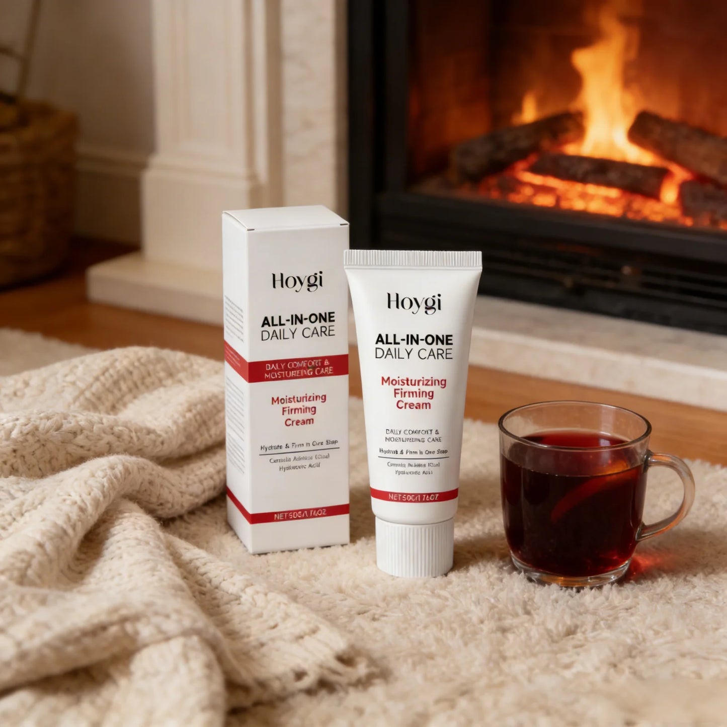 HOYGI — Centella HA Firming Cream — Before and after skin firming results