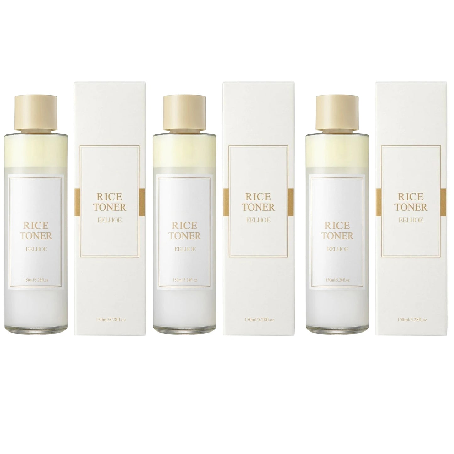 Bottle of rice water niacinamide toner for brightening and skin barrier support