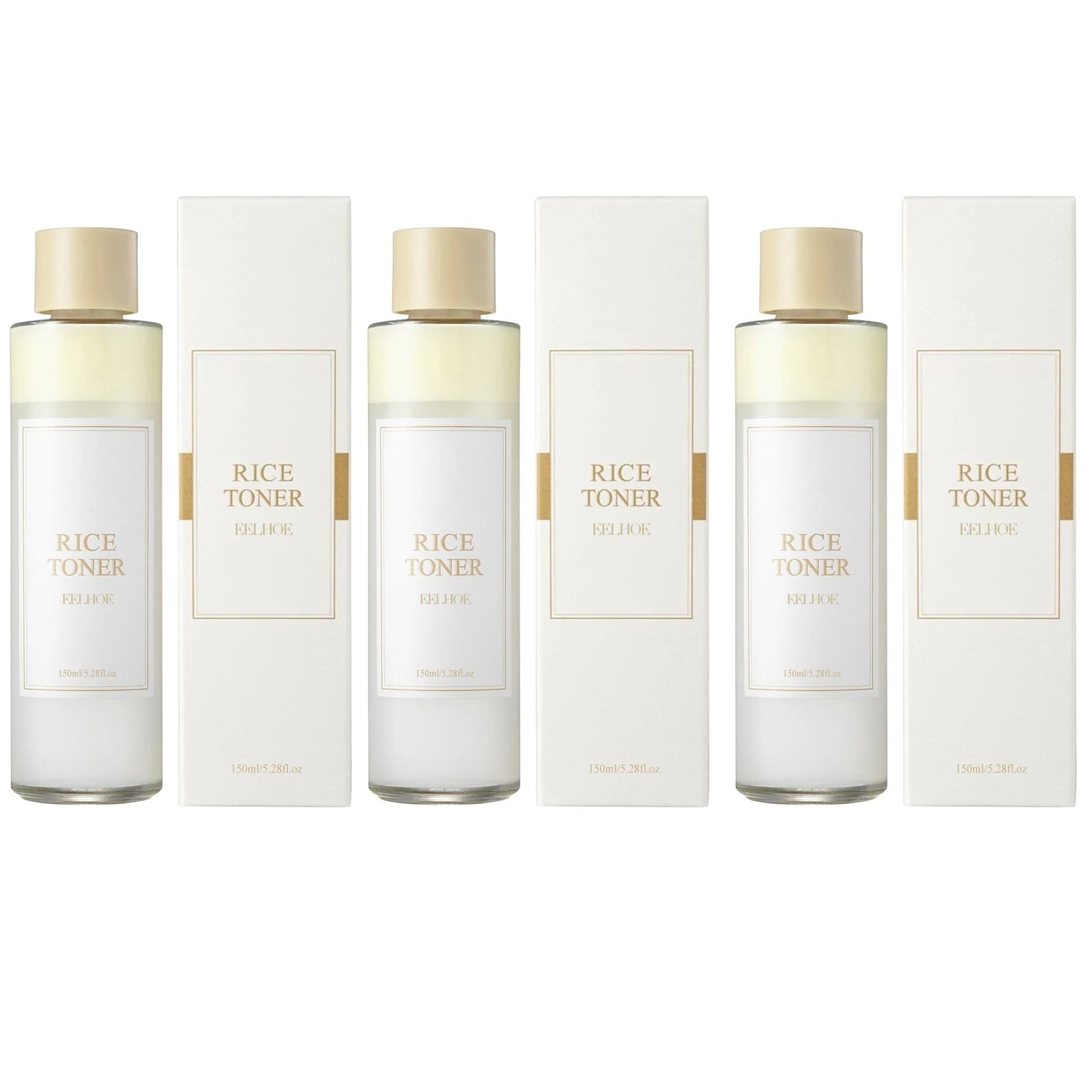 Bottle of rice water niacinamide toner for brightening and skin barrier support