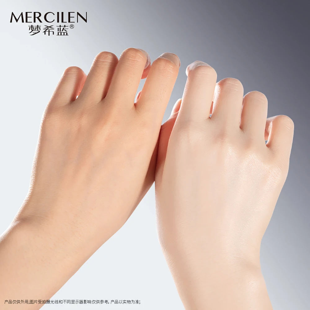 MERCILEN — 377 VC Face Cream — Fine line reducing effect demonstration