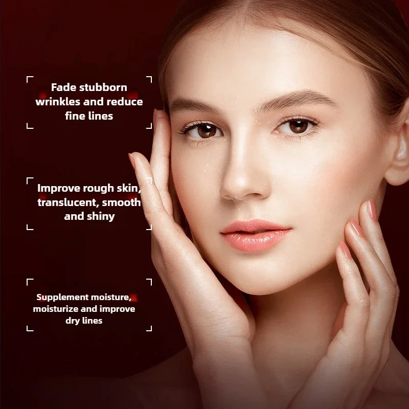 Anti-wrinkle essence serum bottle for skincare routine