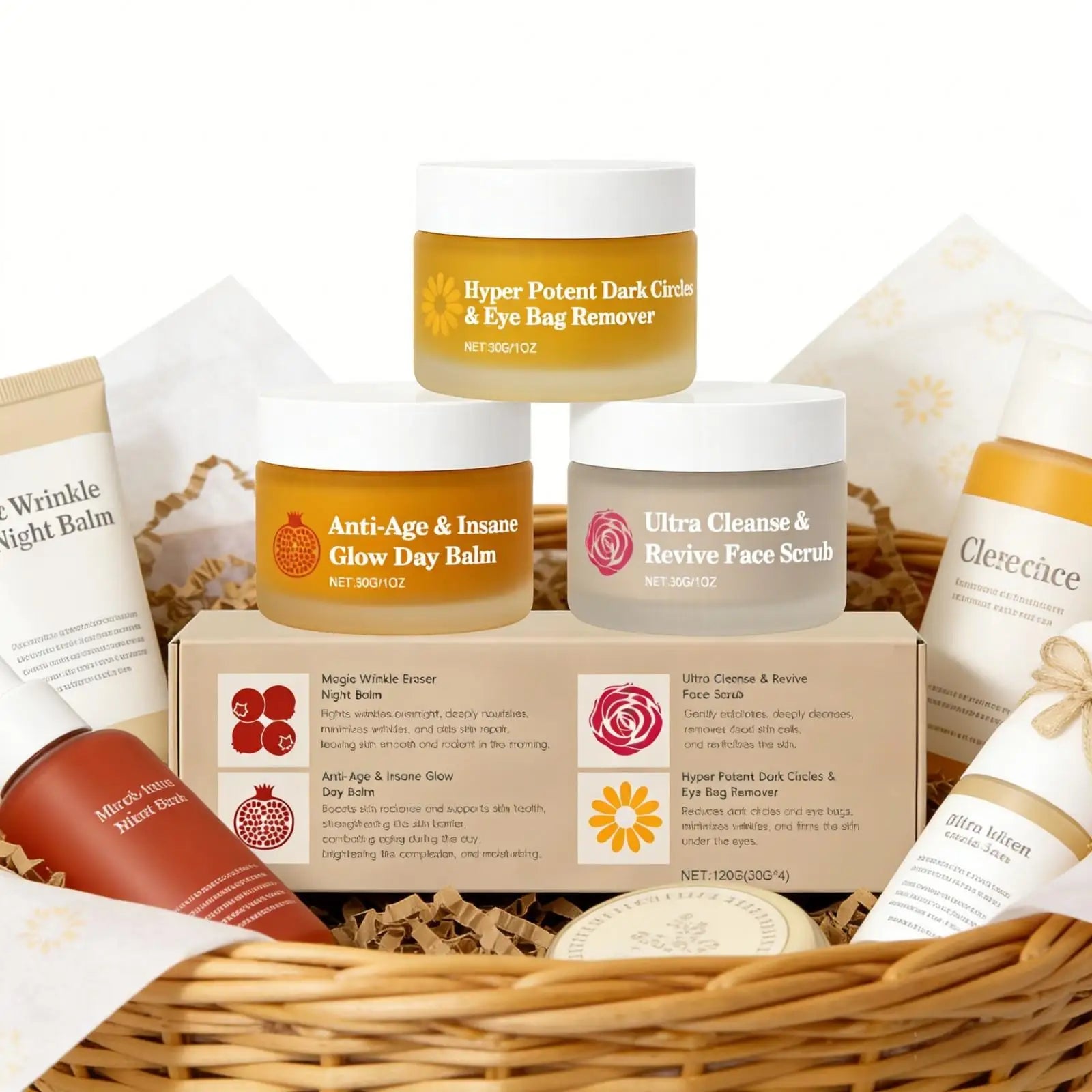 MagicSkin Renewing Cream — Anti-Aging & Collagen — Before and after wrinkle reduction result