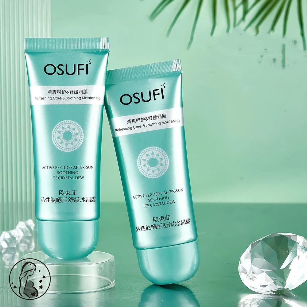 OSUFI Active Peptide Soothing Ice Crystal Dew After Sunburn Moisturizing Revitalizing Cream Face Cream Korea Skincare Products