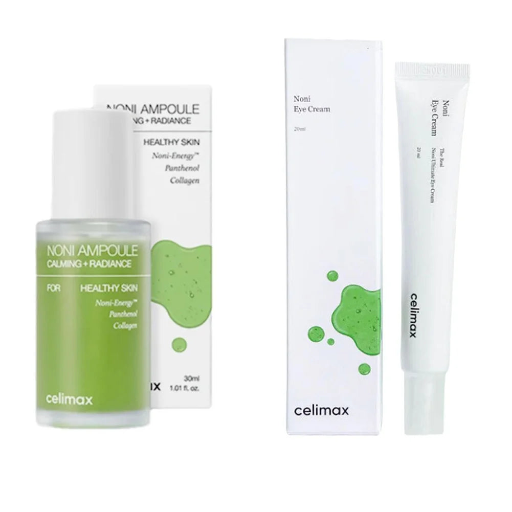 Facial skincare set with noni fruit extract for moisturizing and brightening