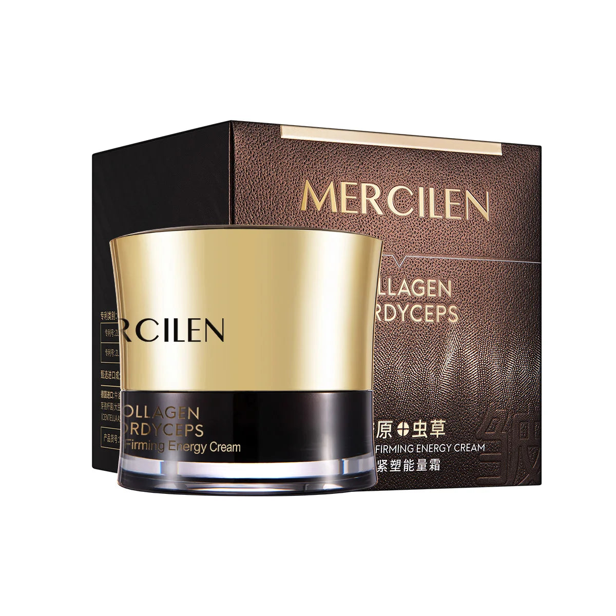 MERCILEN Collagen Cordyceps Firming Moisturizing Face Cream — collagen + cordyceps — product on white background