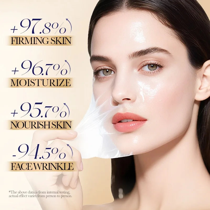 Collagen peel-off facial mask tube for firming and softening skin